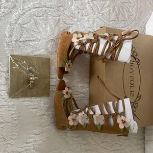 Joyfolie Seraphina Gladiator in Sable Rose. Sz 4